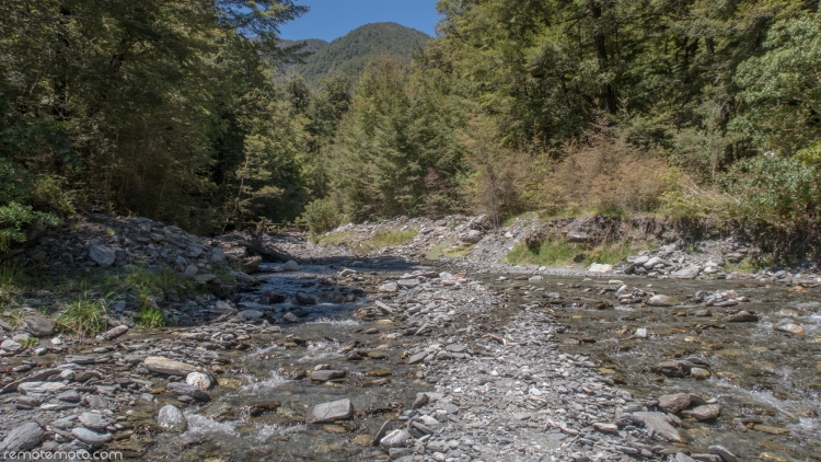 Looking upstream of Hawker Creek